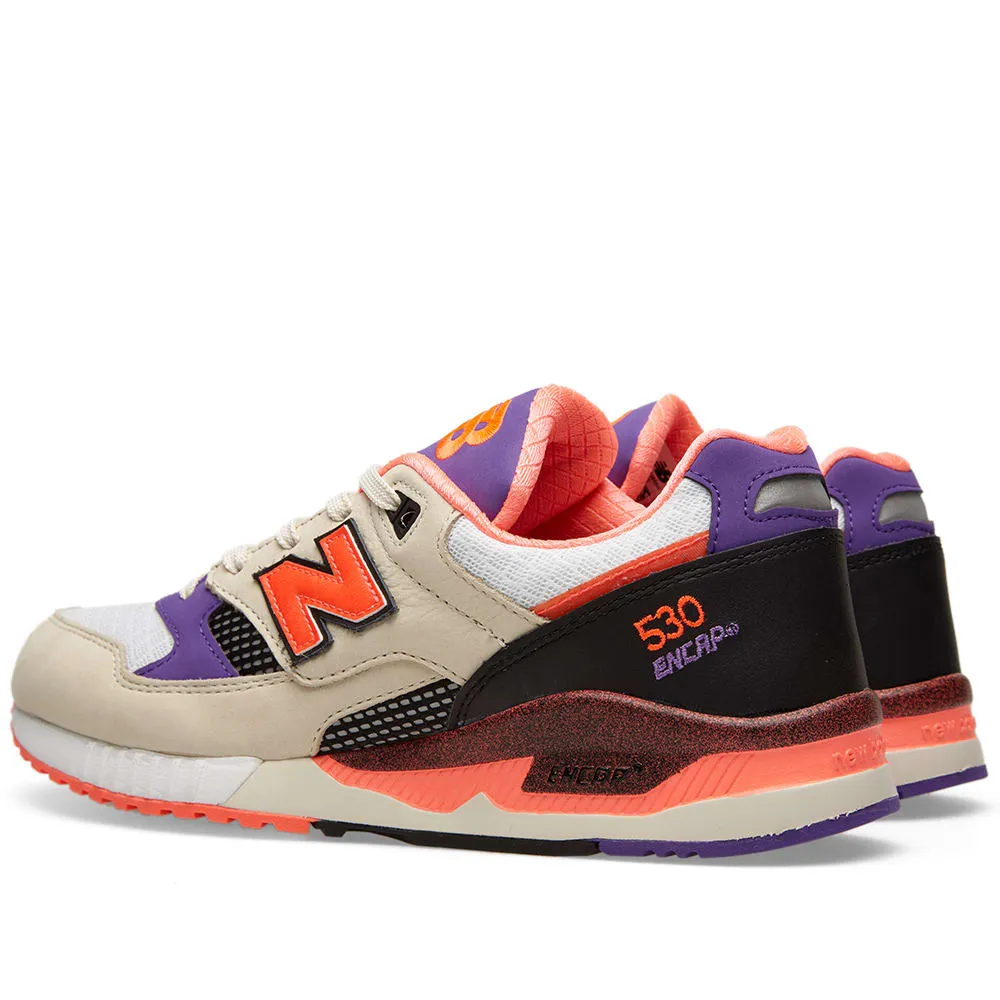 New Balance x West NYC M530WSTWhite, Black & Infrared