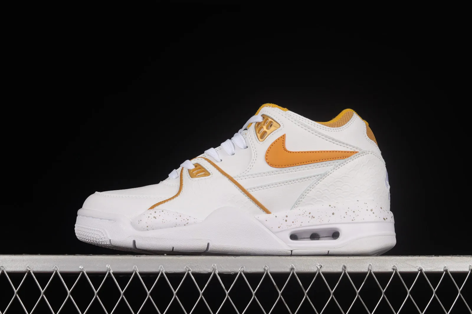 Nike Air Flight 89 Python Pack White Fly Gold Shoes 306252-115