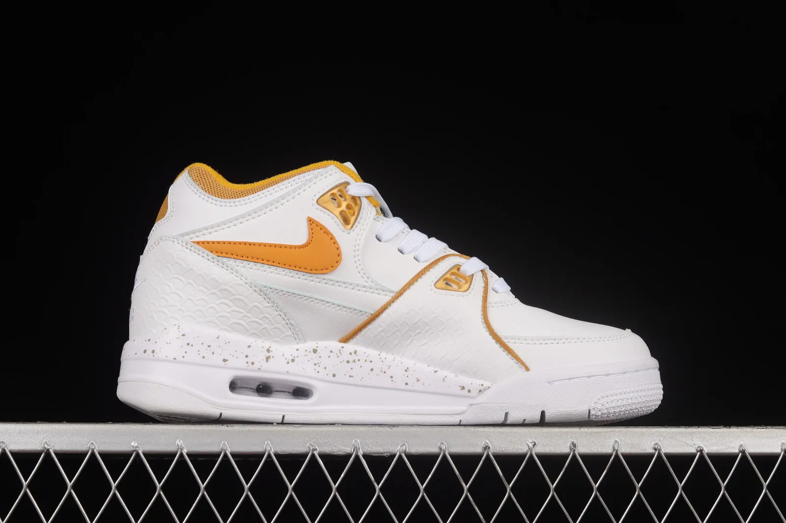 Nike Air Flight 89 Python Pack White Fly Gold Shoes 306252-115