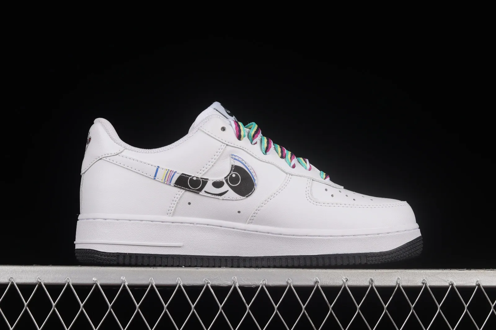 Nike Air Force 1 07 Low BingDunDun White Black Multi-Color BJ2022-100