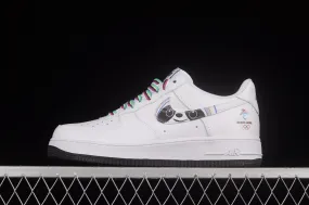 Nike Air Force 1 07 Low BingDunDun White Black Multi-Color BJ2022-100