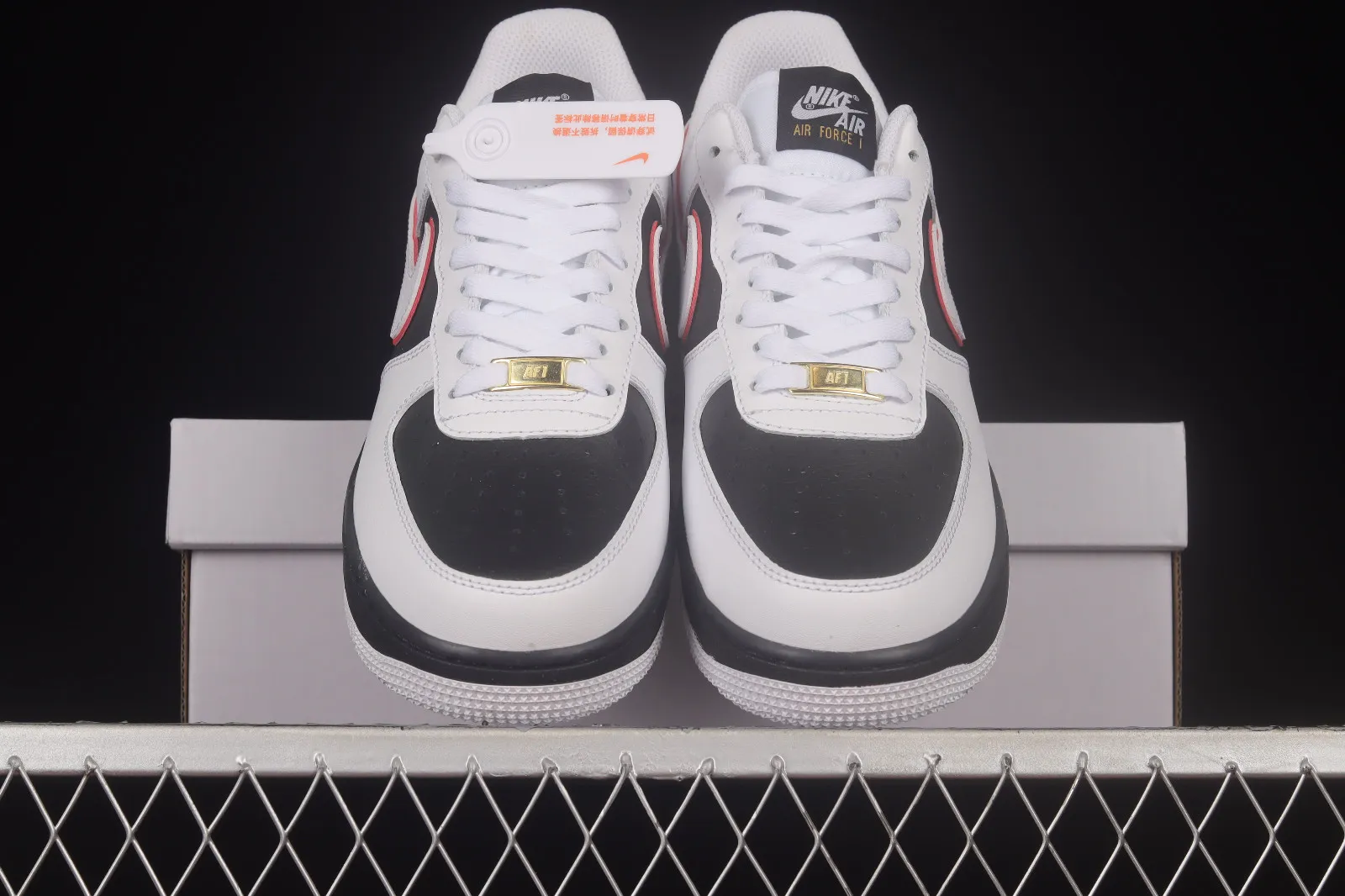 Nike Air Force 1 07 Low White Black Yellow Red SJ5588-100