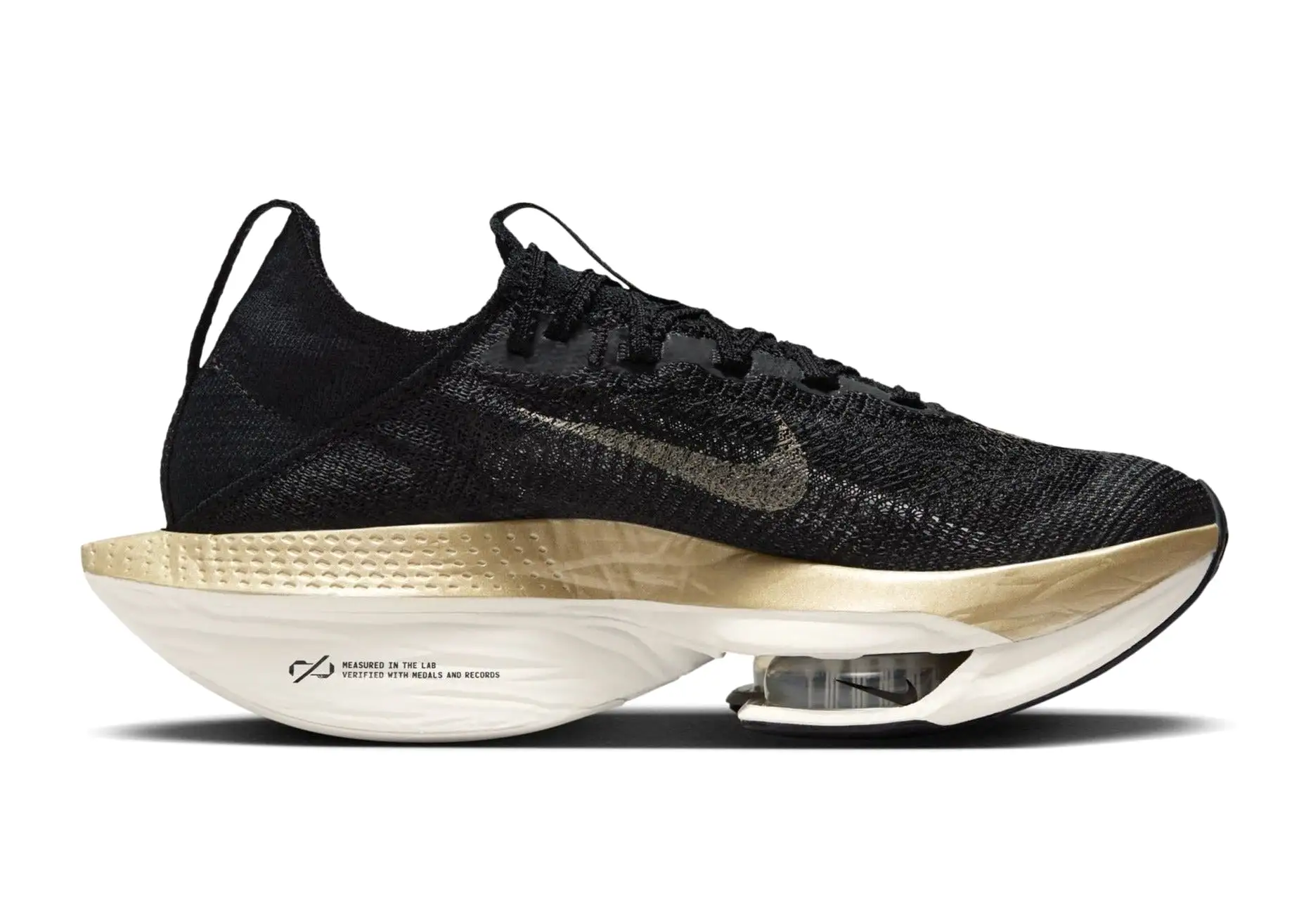 Nike Air Zoom Alphafly Next% 2 - Black/ Gold (Womens)