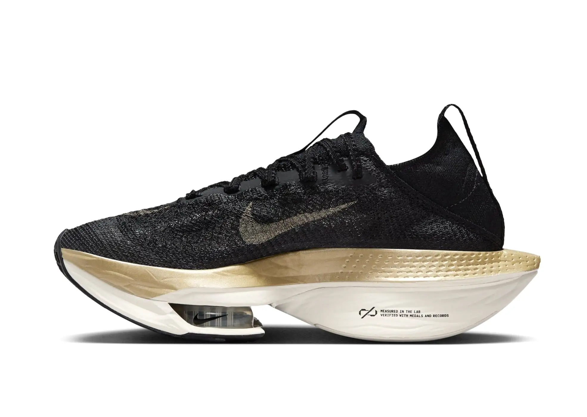 Nike Air Zoom Alphafly Next% 2 - Black/ Gold (Womens)