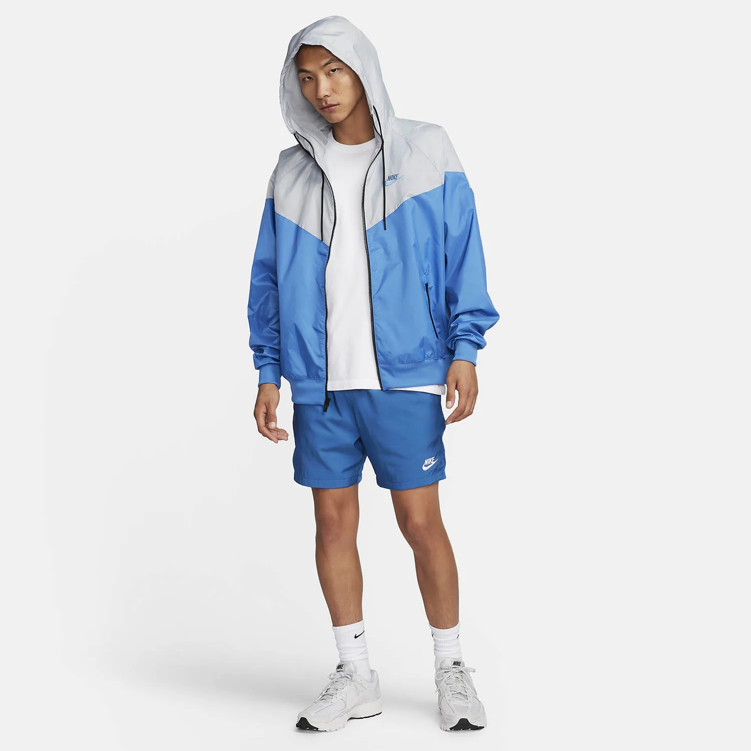 Nike Heritage Essentials Windrunner Giacca  Star Blue/Wolf Grey