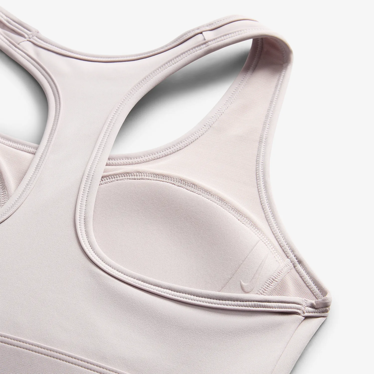 Nike Swoosh Dri-FIT Reggiseno Sportivo  Platinum Violet/White