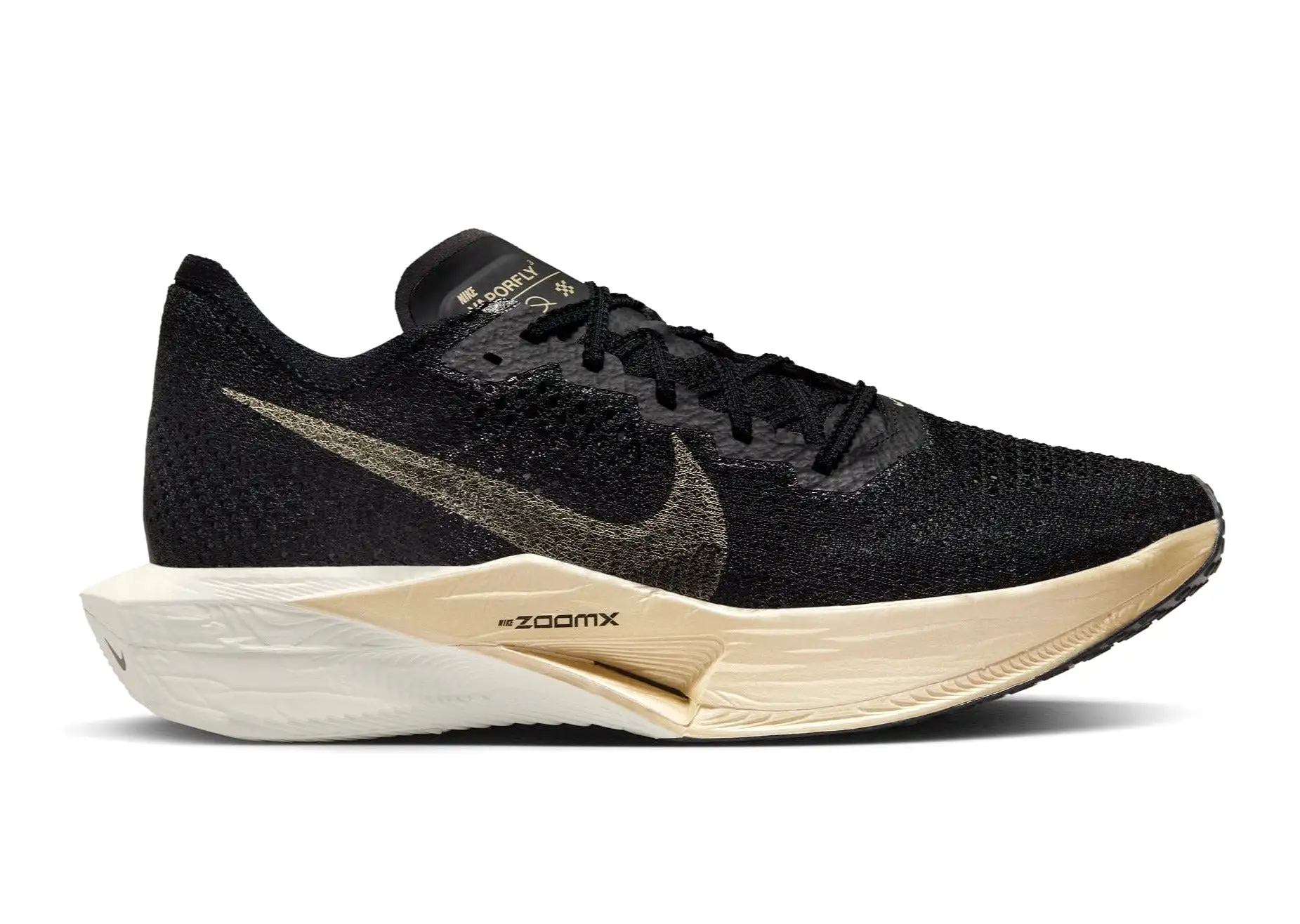 Nike Zoomx Vaporfly Next% 3 - Black/ Metallic Gold (Womens)