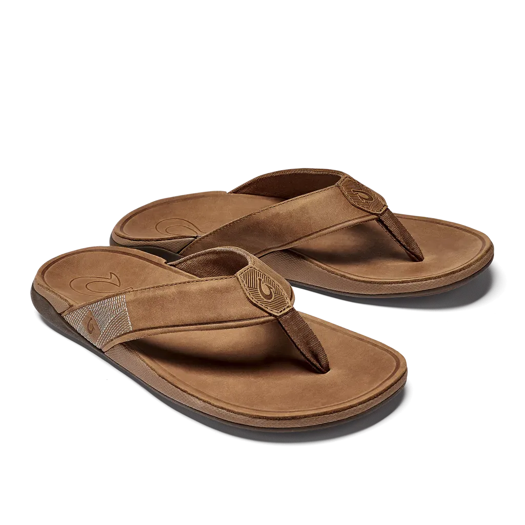 Olukai Men's Tuahine Waterproof Leather Sandal