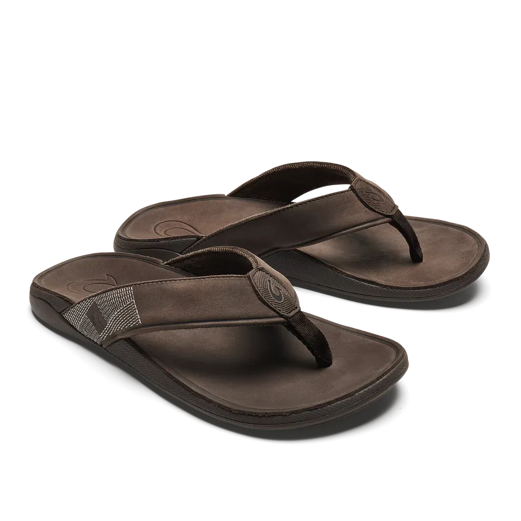 Olukai Men's Tuahine Waterproof Leather Sandal