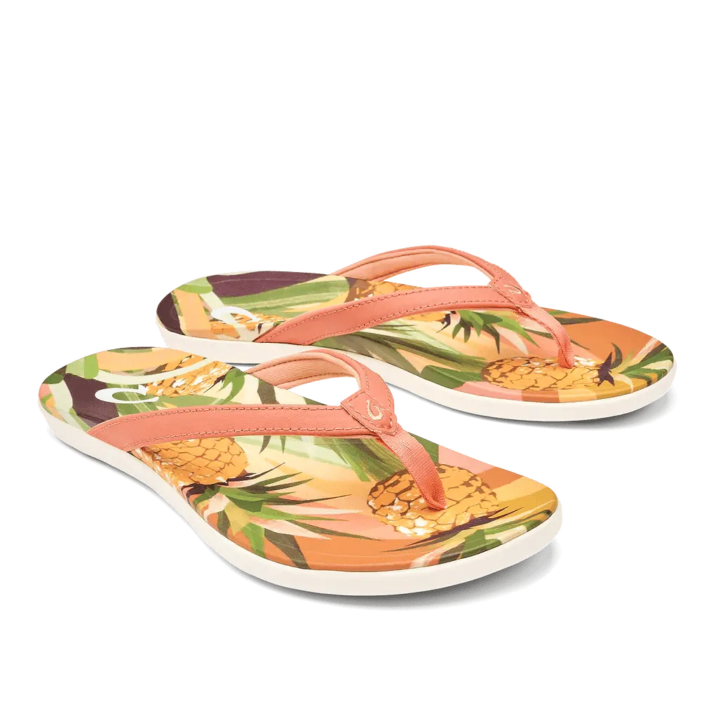 Olukai Women's Ho'opio Hau - Shell Coral/Pineapple