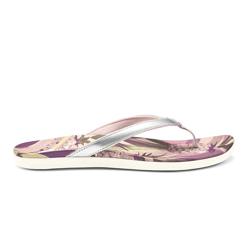 Olukai Women's Ho'opio Hau - Silver/Pineapple