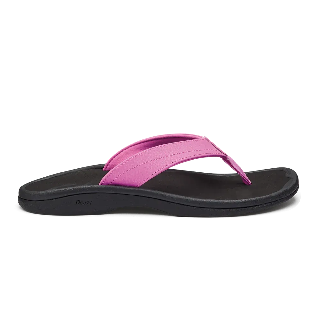 Olukai Women's 'Ohana Sandal - Dragon Fruit/Black 20110-DU40