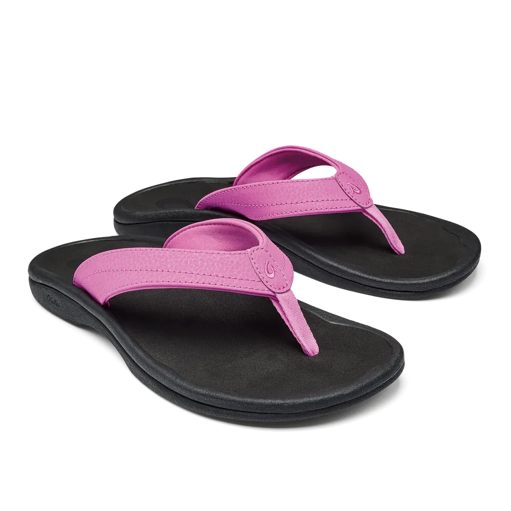 Olukai Women's 'Ohana Sandal - Dragon Fruit/Black 20110-DU40