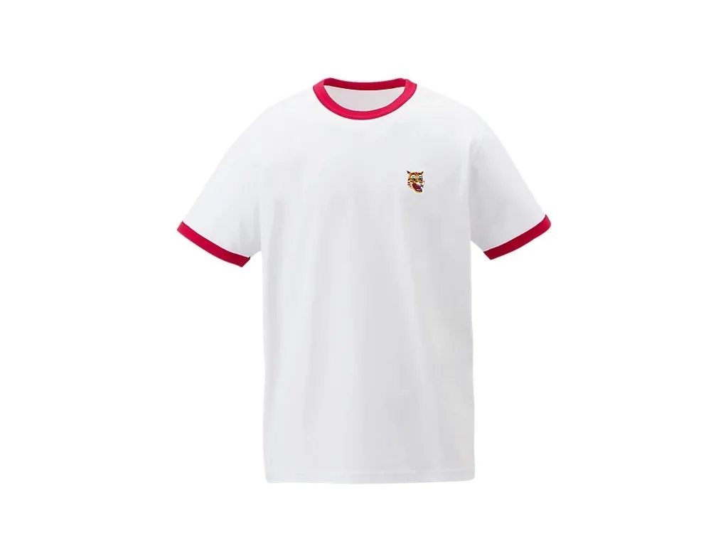 Onitsuka Tiger  |Crew Neck Street Style Plain Short Sleeves Logo