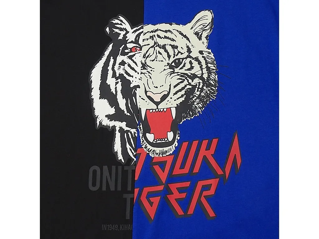 Onitsuka Tiger  |Crew Neck Unisex Street Style Other Animal Patterns