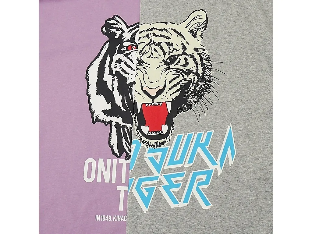 Onitsuka Tiger  |Crew Neck Unisex Street Style Other Animal Patterns