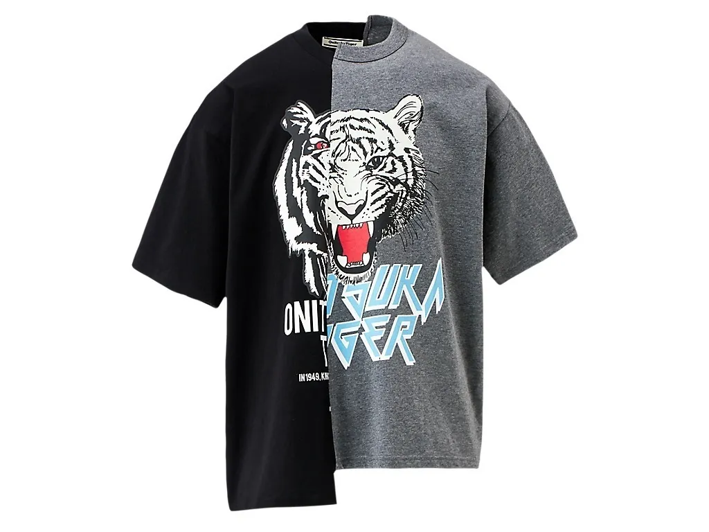 Onitsuka Tiger  |Crew Neck Unisex Street Style Other Animal Patterns