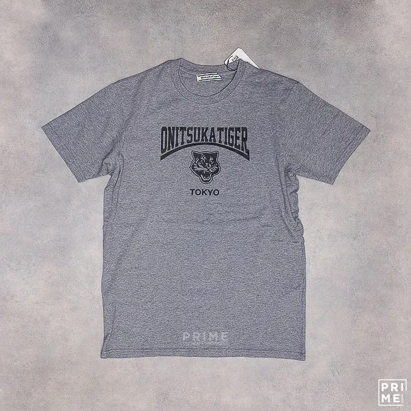 Onitsuka Tiger Tee Grey logo Tokyo