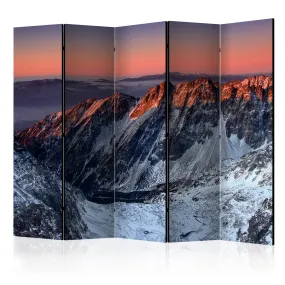 Paravento Beautiful sunrise in the Rocky Mountains II [Room Dividers]