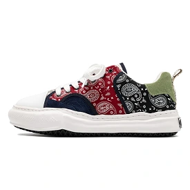 Patchwork Contrast Pattern Casual Shoes 