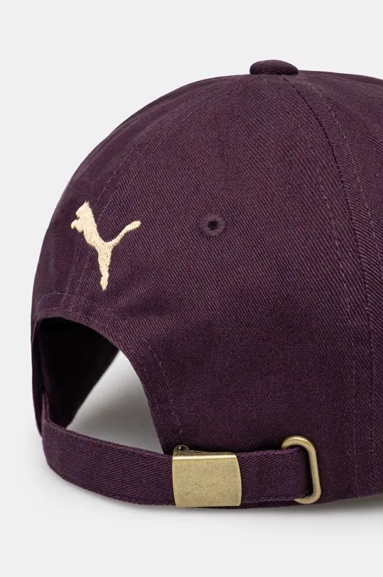 Puma cotton baseball cap Play Paris Retro Club violet color 025512