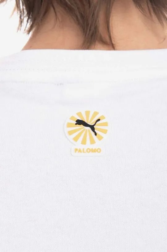 Puma cotton T-shirt x Palomo white color