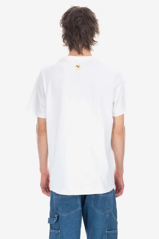 Puma cotton T-shirt x Palomo white color