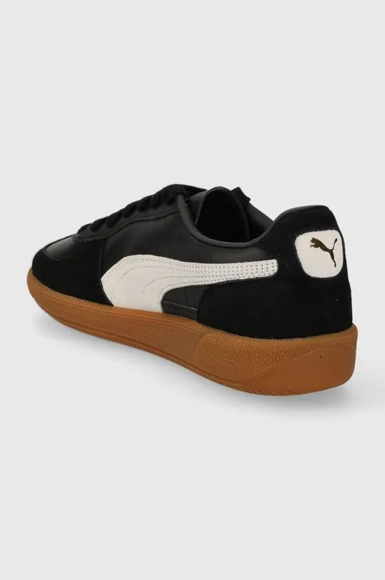 Puma leather sneakers Palermo black color 396464