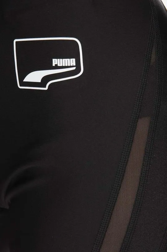 Puma shorts Uptown B.T.W. men's black color