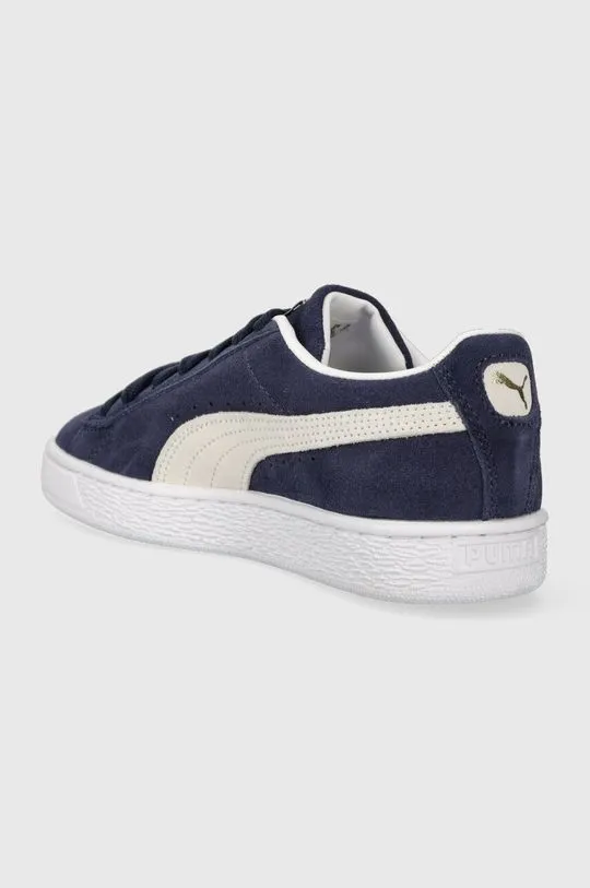 Puma suede sneakers navy blue color