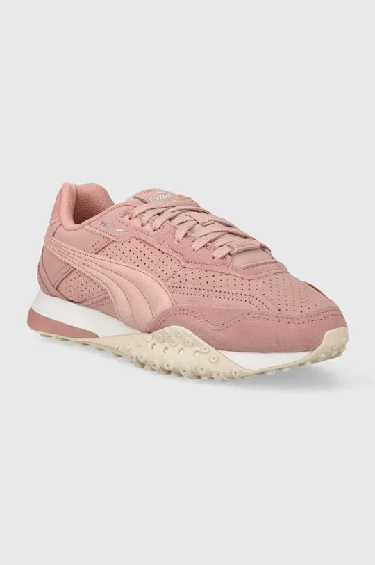 Puma suede sneakers pink color