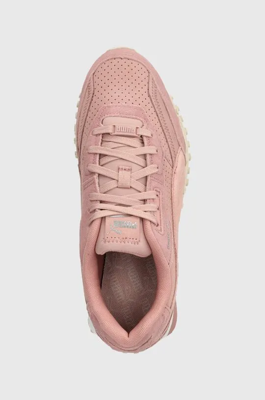 Puma suede sneakers pink color