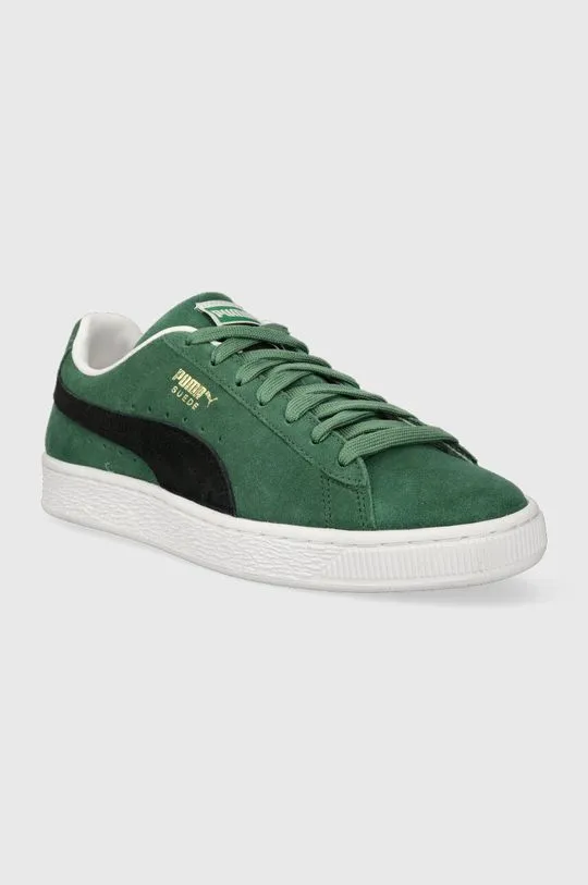 Puma suede sneakers Suede Classic XXI green color