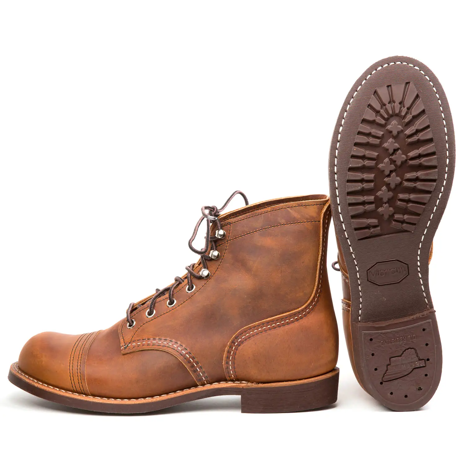 RED WING 8085 Iron Ranger Copper Rough & Tough Vibram