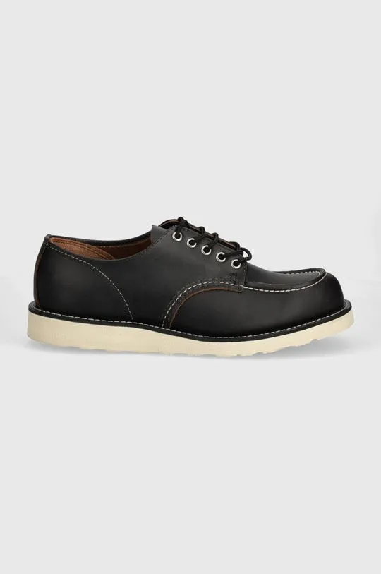 Red Wing 8090 Shop Moc Toe Oxford Black Prairie 8090