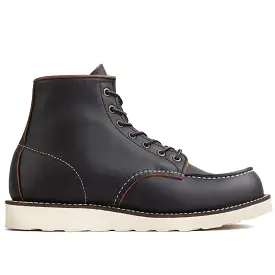 Red Wing 8849  6 Moc Toe Leather Boot - Black Prairie