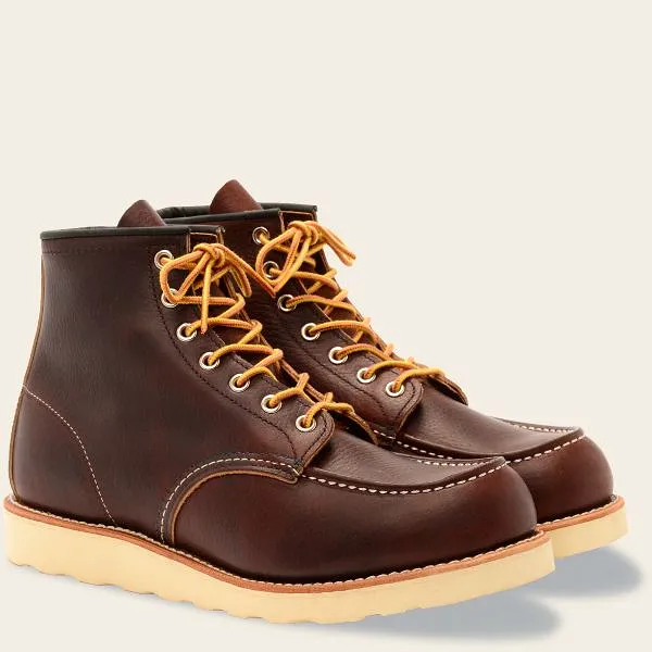 RED WING Classic Moc Style No. 8138 Brown Leather