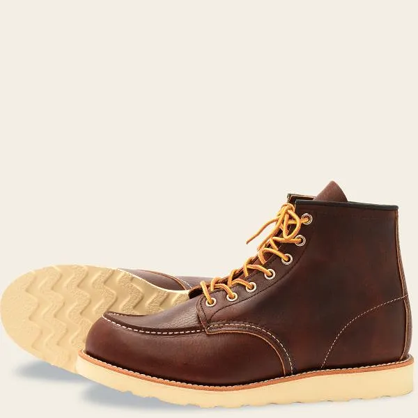 RED WING Classic Moc Style No. 8138 Brown Leather