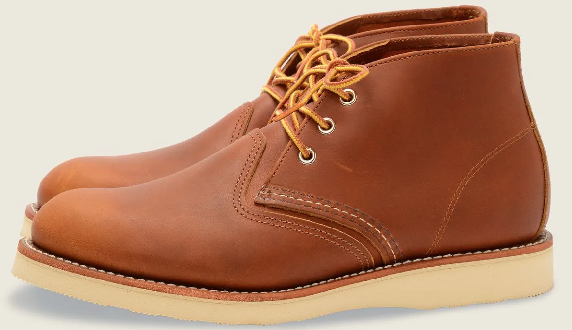 Red Wing Heritage USA Made Work Chukka (3140)- Oro-iginal Tan Leather