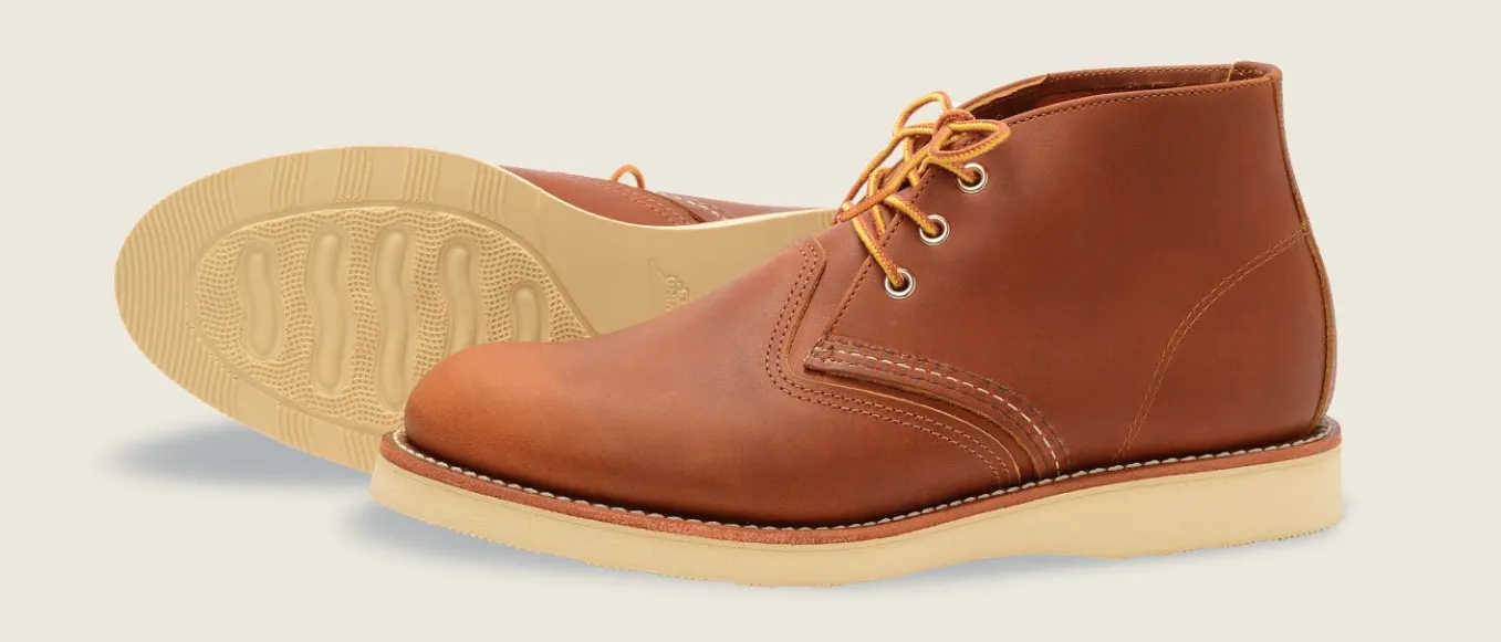 Red Wing Heritage USA Made Work Chukka (3140)- Oro-iginal Tan Leather