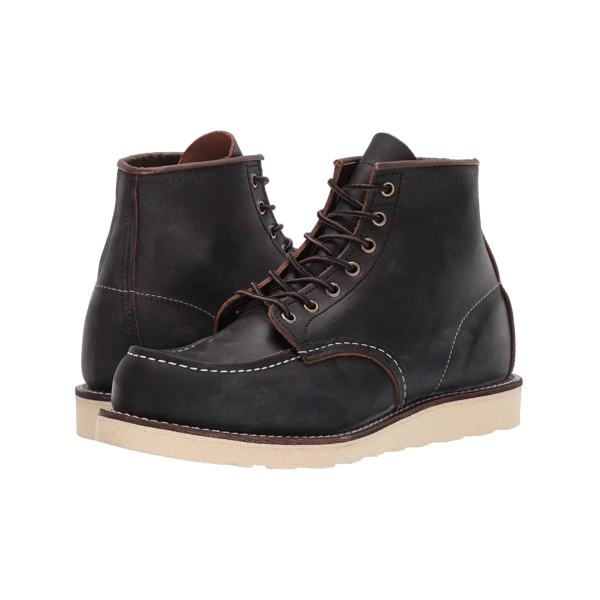 Red Wing Men's 6-Inch Classic Moc 8849 Black Prairie Leather