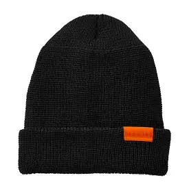 Red Wing Merino Wool Knit Beanie Hat - Black