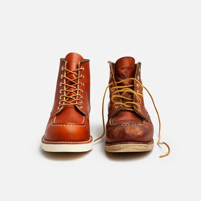 Red Wing SECONDS Classic Moc 6 Boot Oro Legacy Leather - 875E