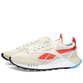 Reebok CL LegacyAlabaster, Chalk & Laser Red