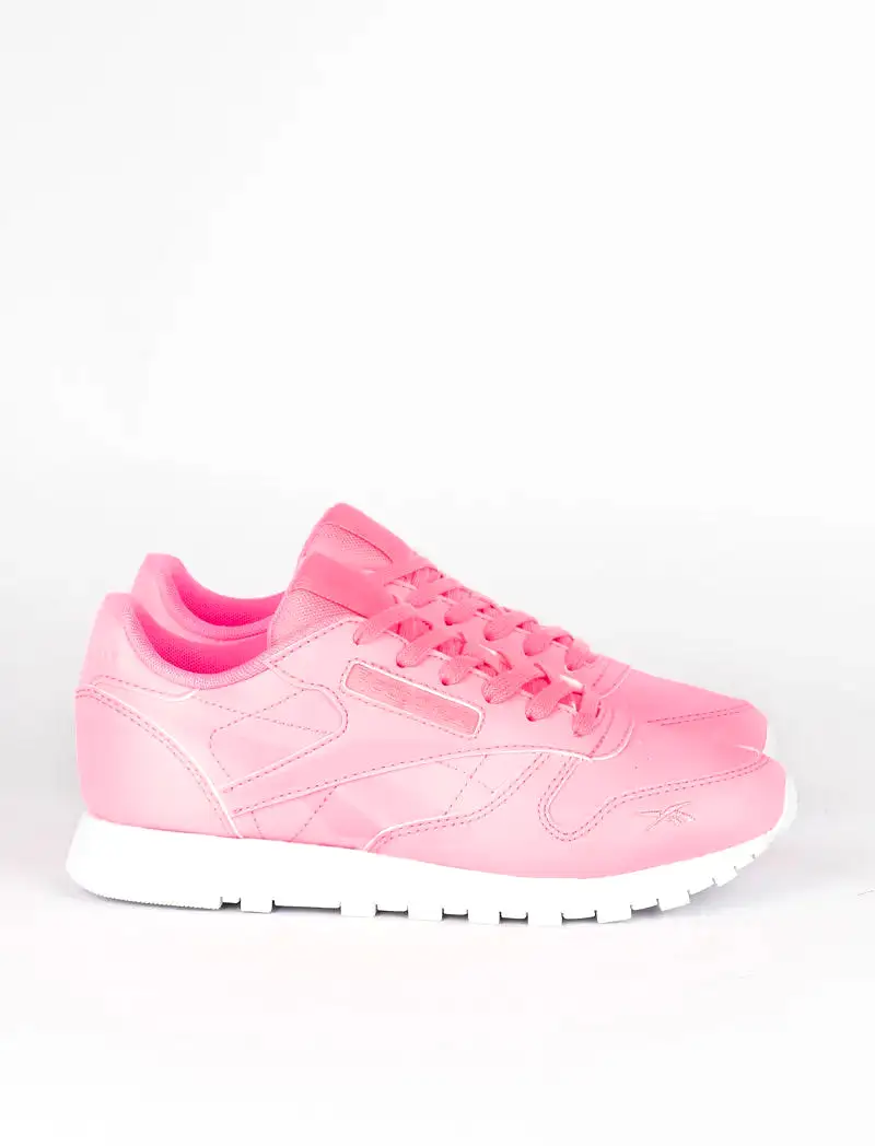 Reebok Classic Leather Trainer Le Pink / White