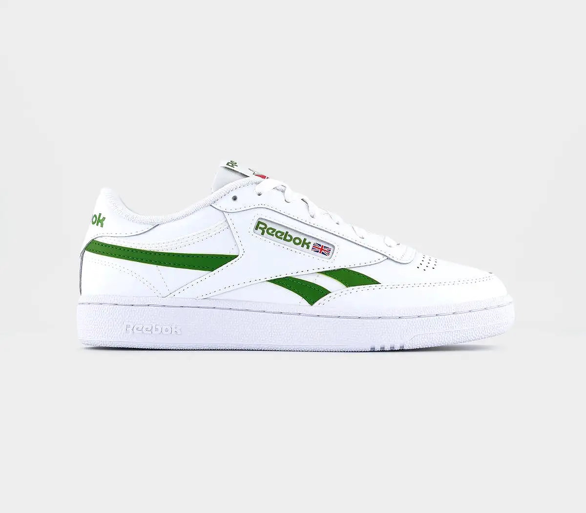 Reebok Club C Revenge White White Green Trainers