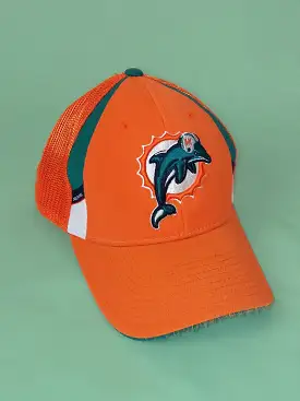 REEBOK Miami Dolphins NFL Football Baseball Hat - size L/XL