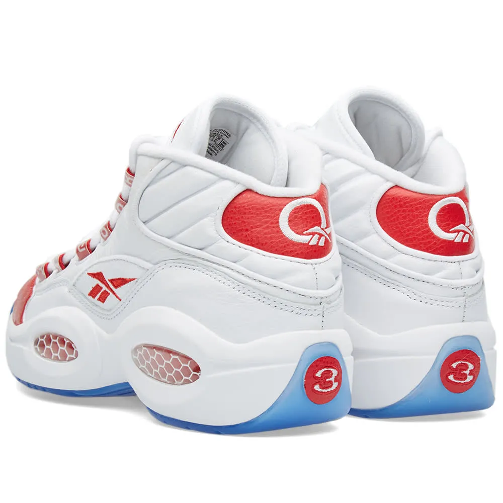 Reebok Question 20th AnniversaryWhite & Pearlized Red