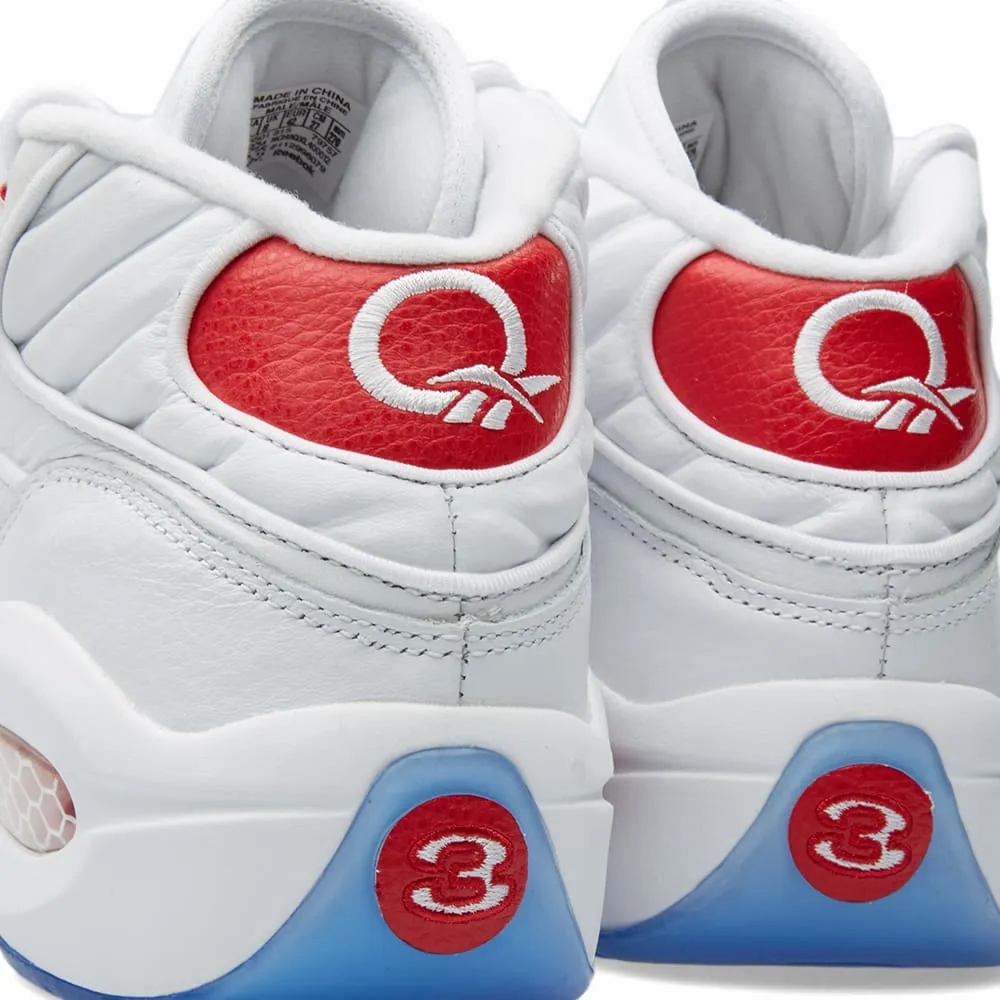 Reebok Question 20th AnniversaryWhite & Pearlized Red