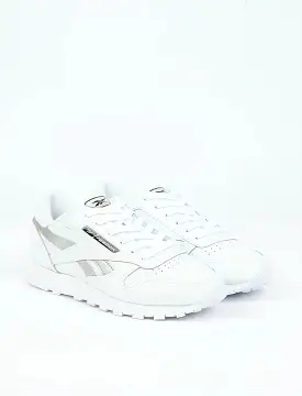 Reebok Womens Classic Leather Trainer White / Silvmt / White